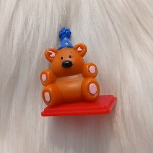 Vintage Wilton Garfield Pookie Teddy Bear Birthday Party Cake Topper Decor 80s